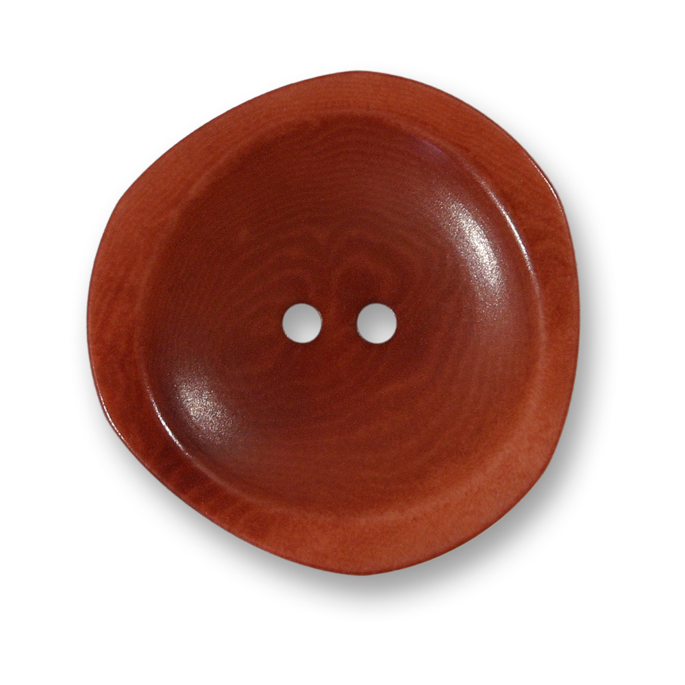 Corozo Nut Buttons Collection: Tomato Triangle
