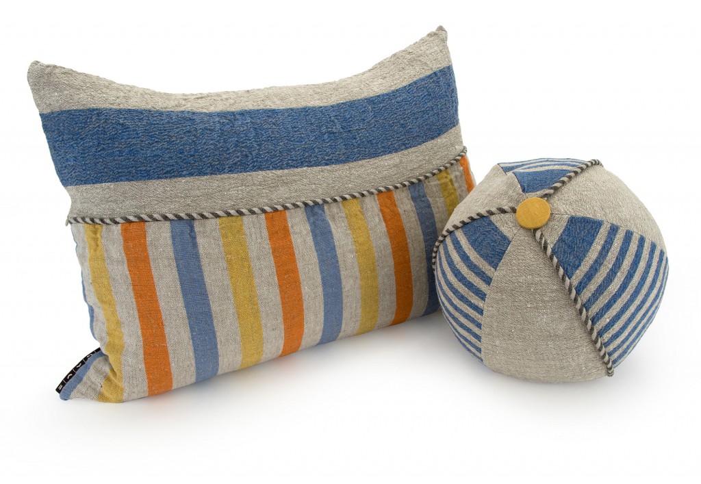 Linen Stripes Collection: Bright Stripe Rectangle and Sphere