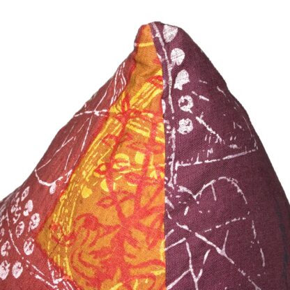 3D Pyramid Pillow - Linen Slipcover, Down Insert - 18" Height - Image 5