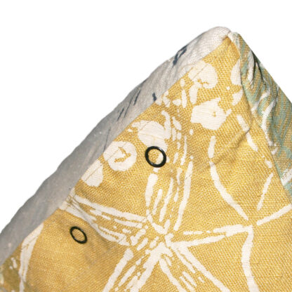 3D Pyramid Pillow - Linen Slipcover, Down Insert - 14" Height - Image 4