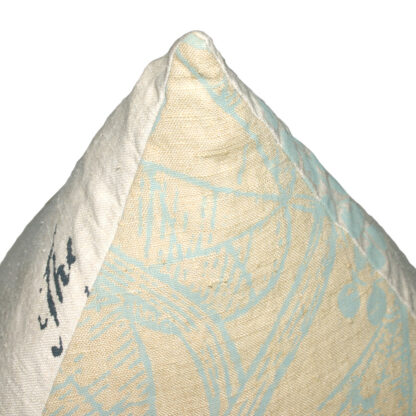 3D Pyramid Pillow - Linen Slipcover, Down Insert - 14" Height - Image 7