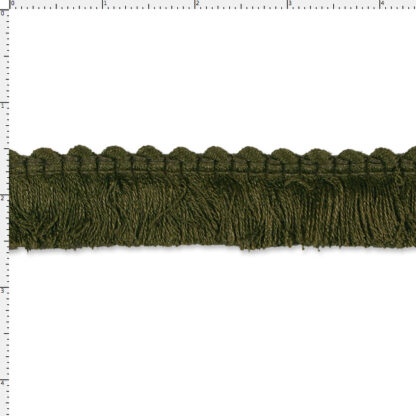 Brush Fringe – 1″ Olive