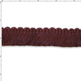 Brush Fringe – 1″ Wine