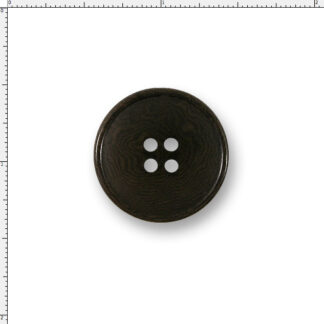 36 Ligne Brown Corozo Nut Button - Thin Rim