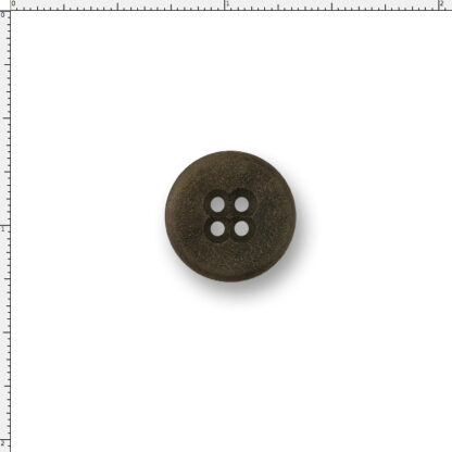 24 Ligne Corozo Nut Button – Brown 4-Hole – Assortment of 34