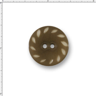 36 Ligne Olive Corozo Nut Button – Carved Hemstitch