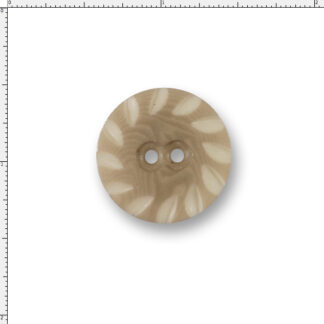 36 Ligne Taupe Corozo Nut Button – Carved Hemstitch