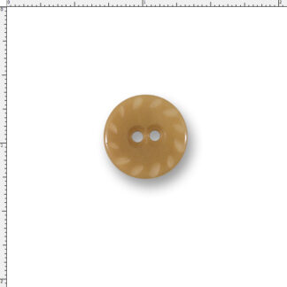 24 Ligne Tan Corozo Nut Button – Carved Hemstitch