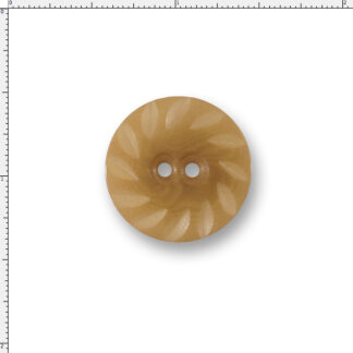 36 Ligne Tan Corozo Nut Button – Carved Hemstitch