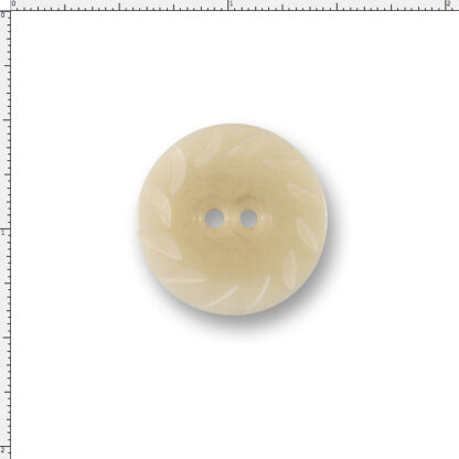 36 Ligne Natural Corozo Nut Button – Carved Hemstitch