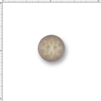 22 Ligne Lavender Corozo Nut Button – Carved Starburst