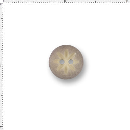 22 Ligne Lavender Corozo Nut Button – Carved Starburst