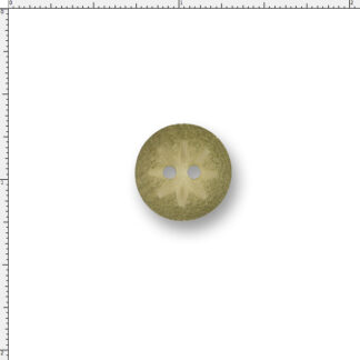 22 Ligne Mint Corozo Nut Button – Carved Starburst