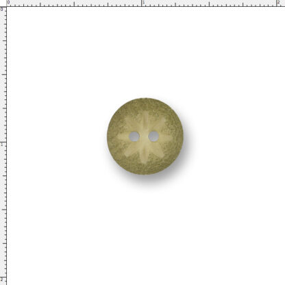 22 Ligne Mint Corozo Nut Button – Carved Starburst