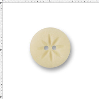 36 Ligne Natural Corozo Nut Button – Carved Starburst