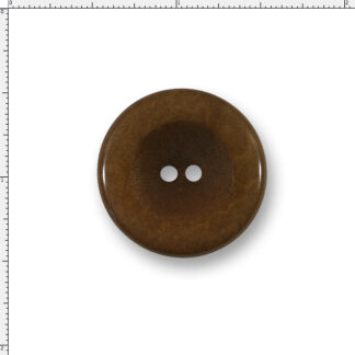 40 Ligne Brown Corozo Nut Button – Wide Rim