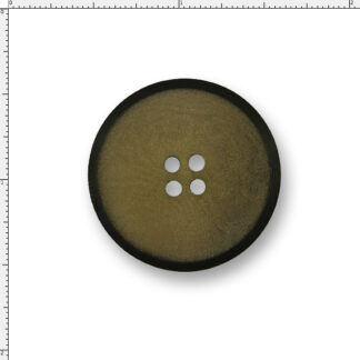 Corozo Nut Button - Black Rim