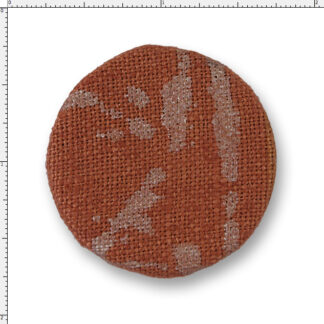 Linen Covered Button – 60 Ligne Tomato