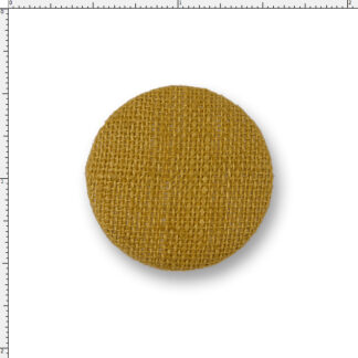 Linen Covered Button – 45 Ligne Ochre