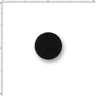24 Ligne Tencel Covered Button – Black