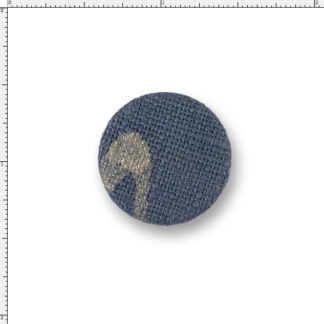 Linen Covered Button – 36 Ligne Sky Blue