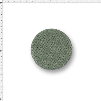 Linen Covered Button – 36 Ligne Dark Celadon