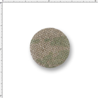 Linen Covered Button – 36 Ligne Natural