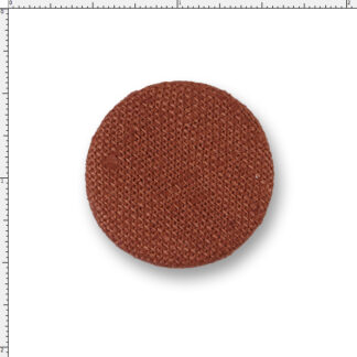Linen Covered Button – 45 Ligne Tomato