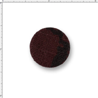 Linen Covered Button – 36 Ligne Raisin