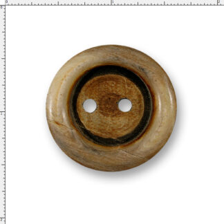 50 Ligne Carved Horn Ring Button