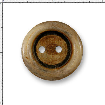 50 Ligne Carved Horn Ring Button