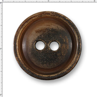 Carved Horn Ring Button – 55 Ligne