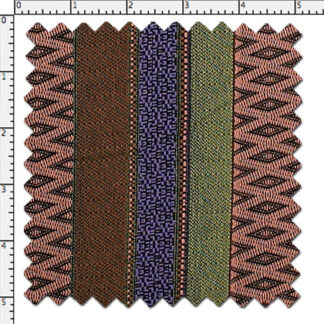 Rayon/Linen Stripe Brocade – Multi-Colored – 4 Yard Piece