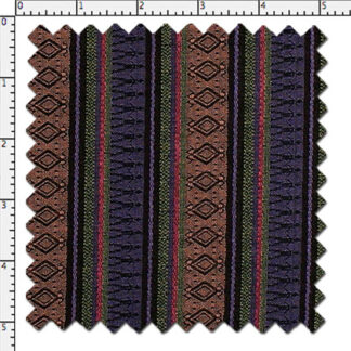 Rayon/Linen Stripe Brocade – Multi-Colored – 4 Yard Piece