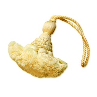 Key Tassel – 4″ Pale Gold