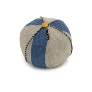 Blue Wide Stripe Ball Shape Decorative Pillow