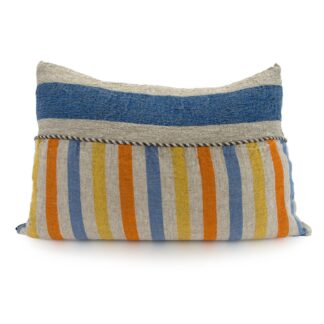 Bright Multi-Stripe Long Decorative Pillow