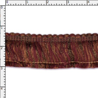 Upholstery Brush Fringe - Mingled Rust 1 3/4" - 2 Yard Piece