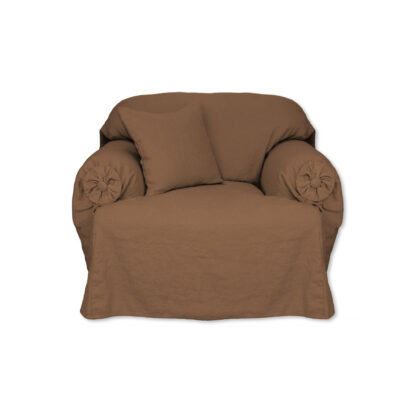 Cotton Canvas Chair Tuck-in Slipcover